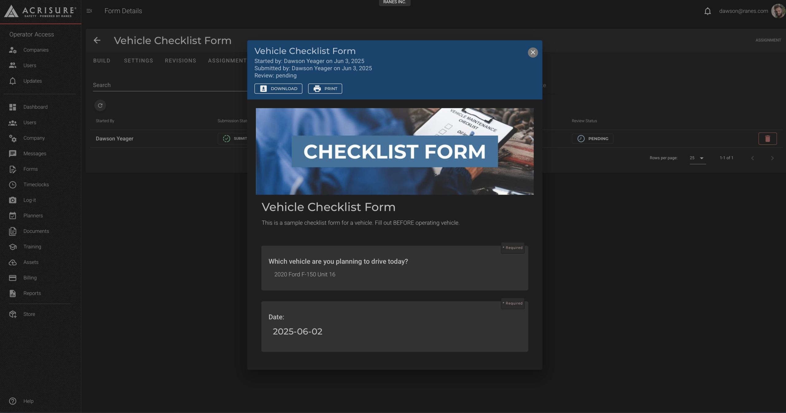 Form Submission Overview