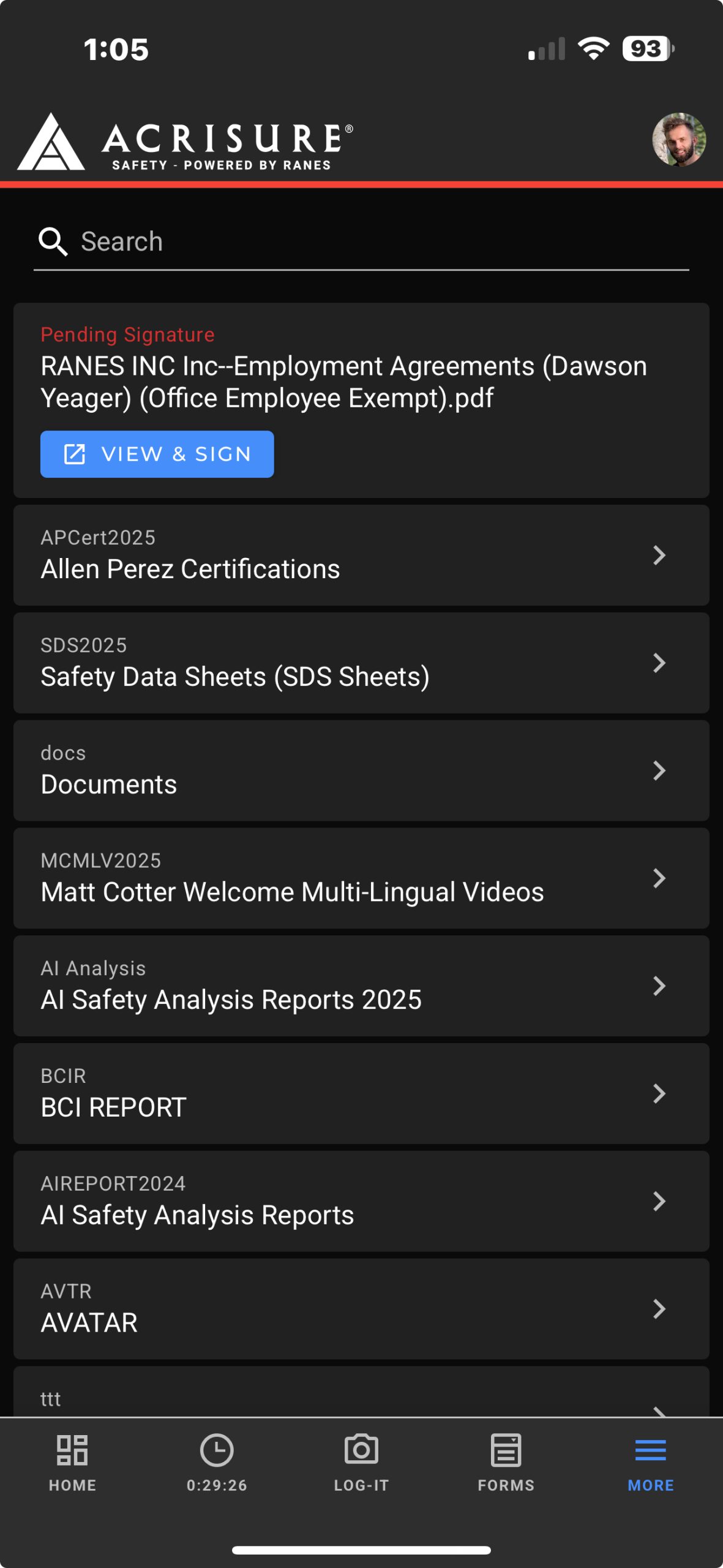Employee Documents